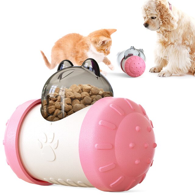 Interactive Rolling Slow Feeder Dog Toy