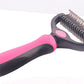 Professional Grade Dog Dematting and Deshedding Grooming Brush